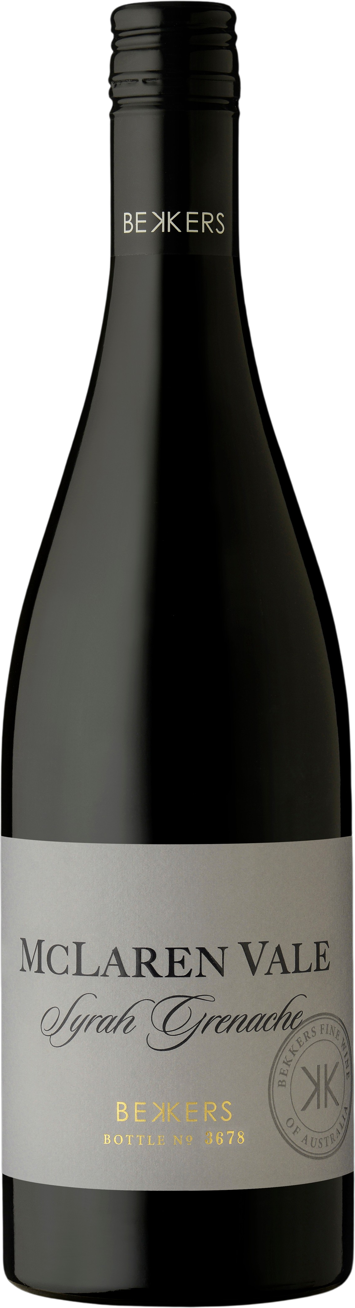 Bekkers  Syrah Grenache 2024 McLaren Vale bottle